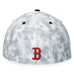 Black/White Boston Red Sox Fanatics Smoke Dye Fitted Hat