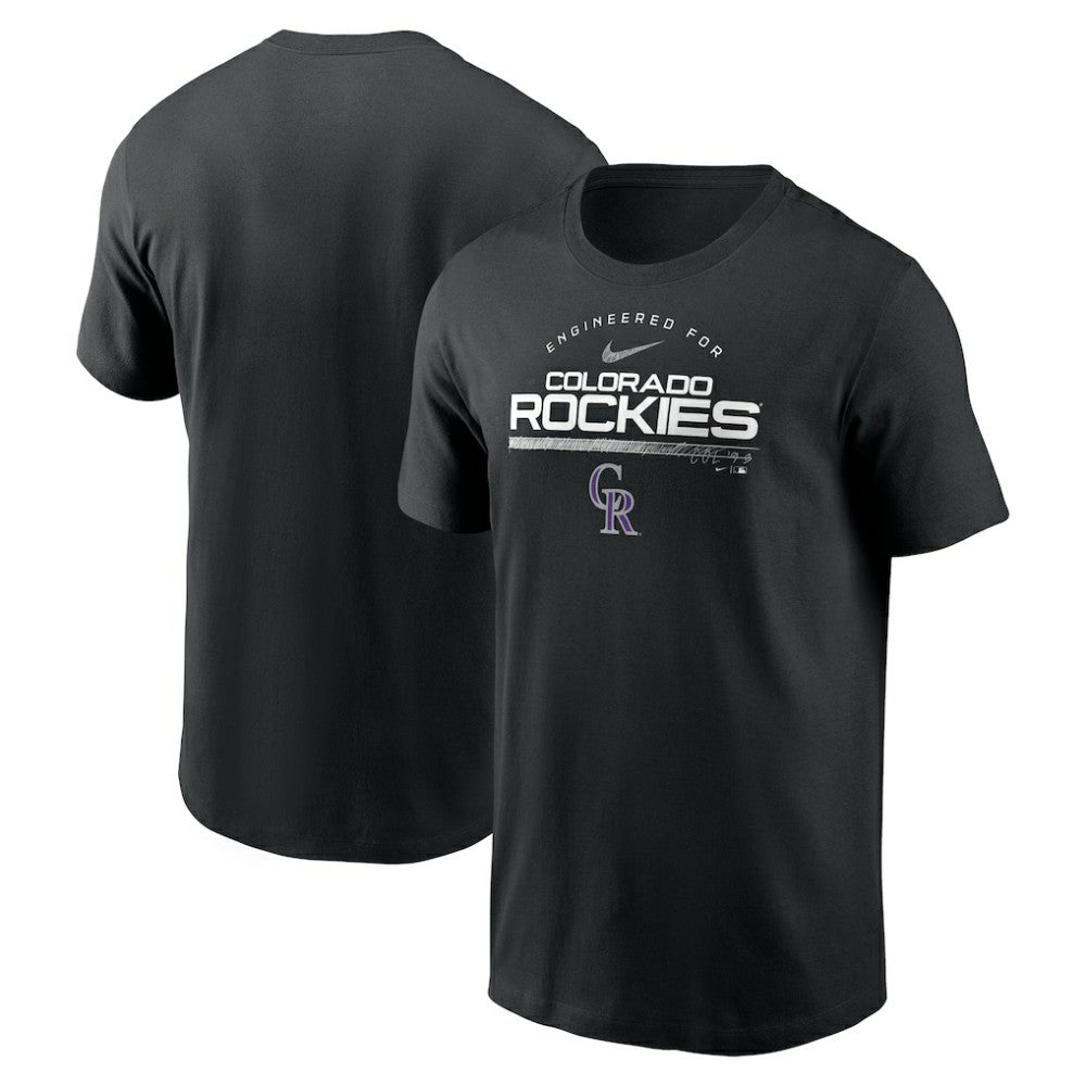 Black Colorado Rockies Nike Team Engineered Performance T-Shirt