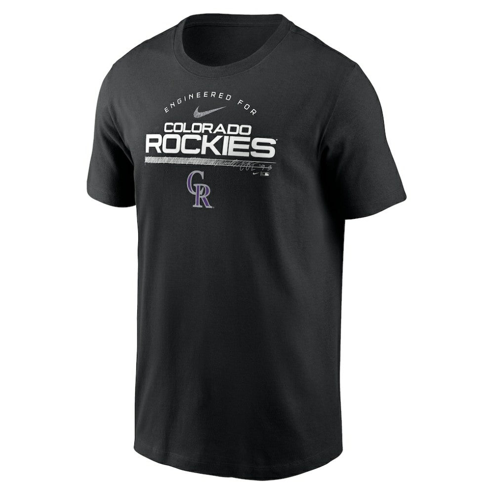Black Colorado Rockies Nike Team Engineered Performance T-Shirt