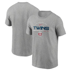 Heather Gray Minnesota Twins Nike Team Engineered Performance T-Shirt