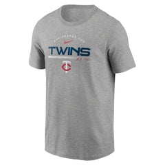 Heather Gray Minnesota Twins Nike Team Engineered Performance T-Shirt