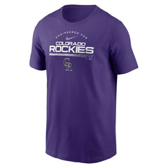Purple Colorado Rockies Nike Team Engineered Performance T-Shirt