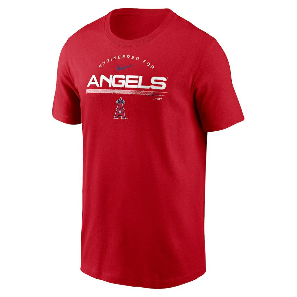 Red Los Angeles Angels Nike Team Engineered Performance T-Shirt
