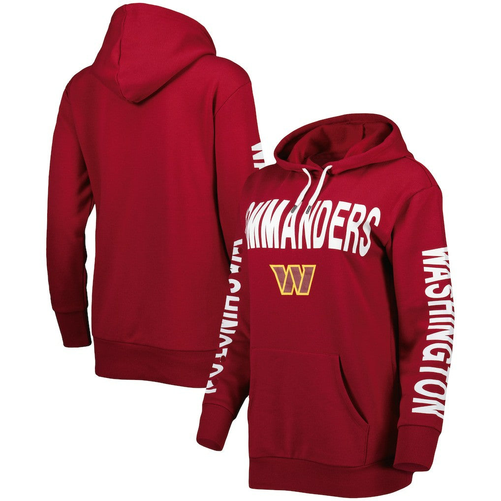 G-III 4Her by Carl Banks Women's Extra Point Pullover Hoodie - Washington Commanders Hoodies