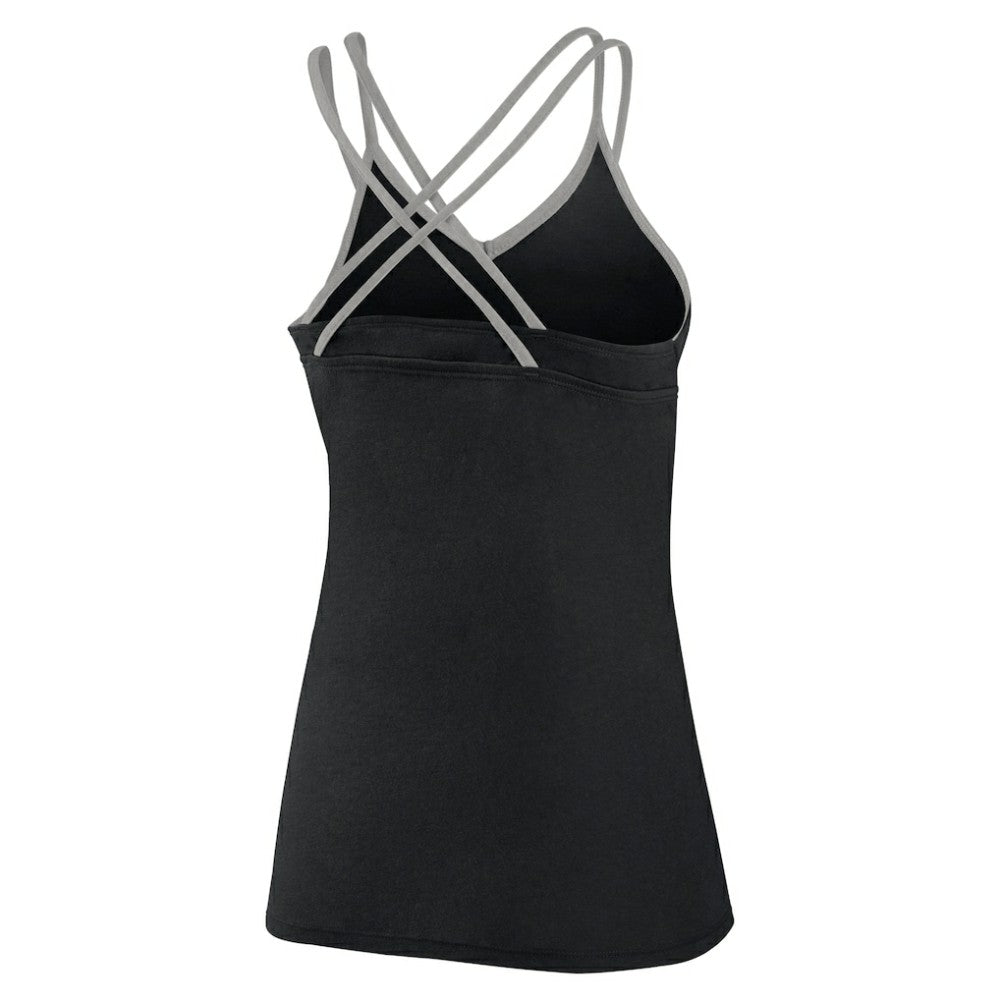 Black Chicago White Sox Fanatics Women's Barrel It Up Cross Back V-Neck Tank Top