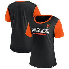 Black San Francisco Giants Fanatics Women's Mound T-Shirt