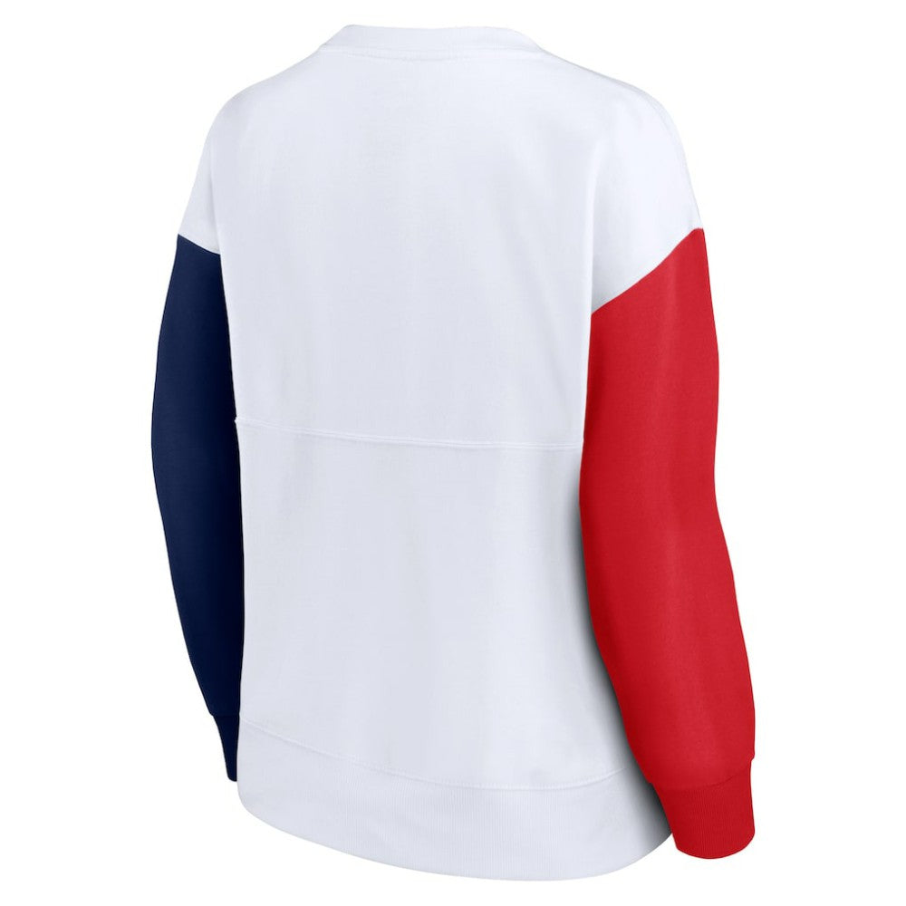 White St. Louis Cardinals Fanatics Women's Series Pullover Sweatshirt