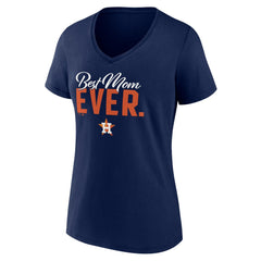 Navy Houston Astros Fanatics Women's Mother's Day V-Neck T-Shirt