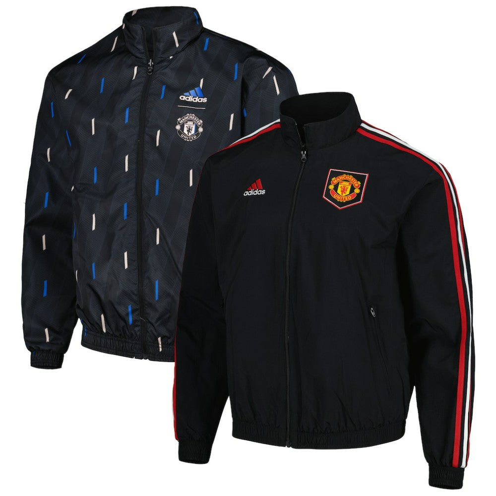 Manchester United 2022/23 On-Field Team Logo Anthem Reversible Full-Zip Jacket