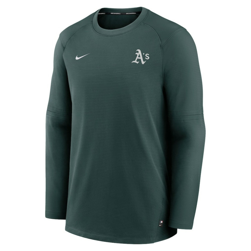Green Athletics Nike Authentic Collection Logo Performance Long Sleeve T-Shirt