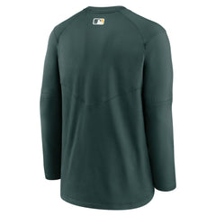 Green Athletics Nike Authentic Collection Logo Performance Long Sleeve T-Shirt