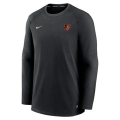 Black Baltimore Orioles Nike Authentic Collection Logo Performance Long Sleeve T-Shirt