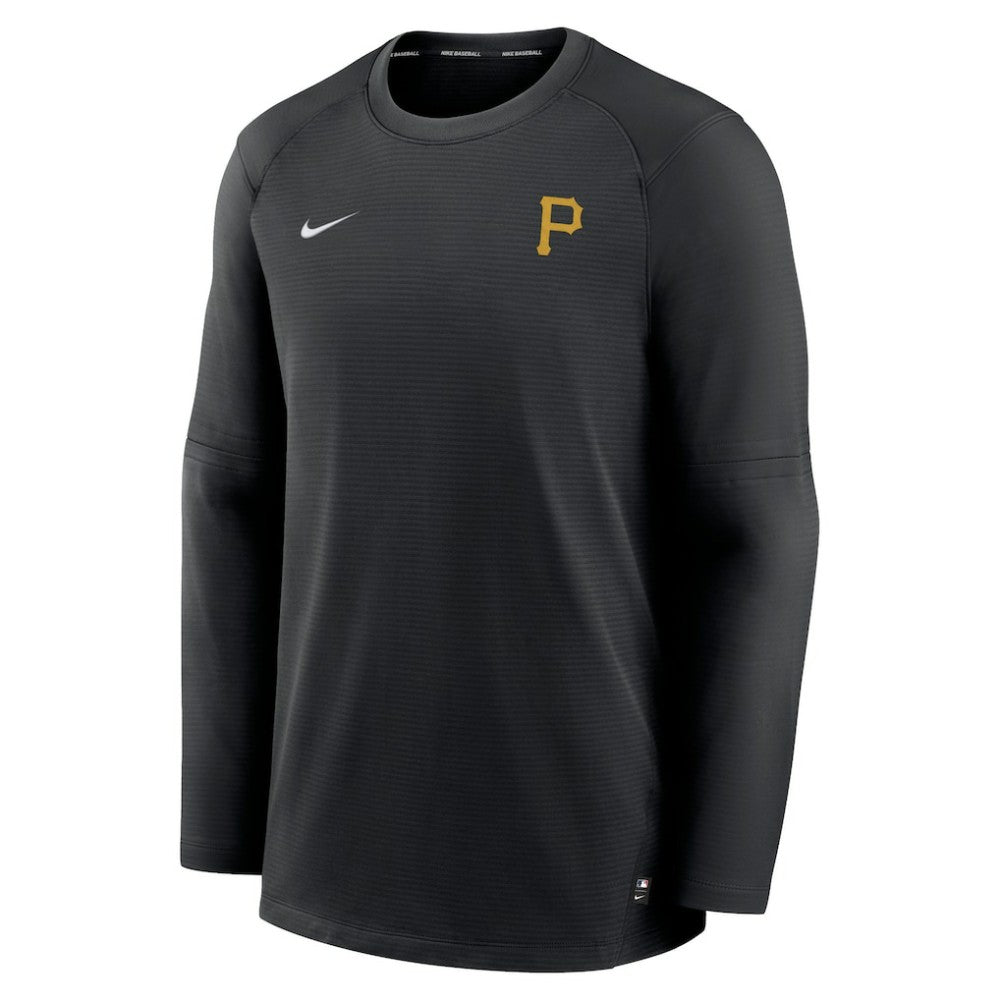 Black Pittsburgh Pirates Nike Authentic Collection Logo Performance Long Sleeve T-Shirt