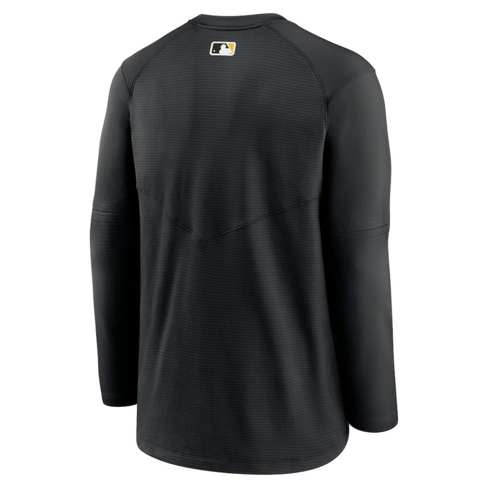 Black Pittsburgh Pirates Nike Authentic Collection Logo Performance Long Sleeve T-Shirt