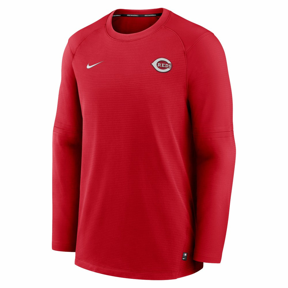 Red Cincinnati Reds Nike Authentic Collection Logo Performance Long Sleeve T-Shirt