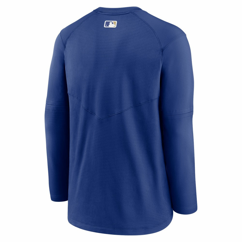 Royal Kansas City Royals Nike Authentic Collection Logo Performance Long Sleeve T-Shirt