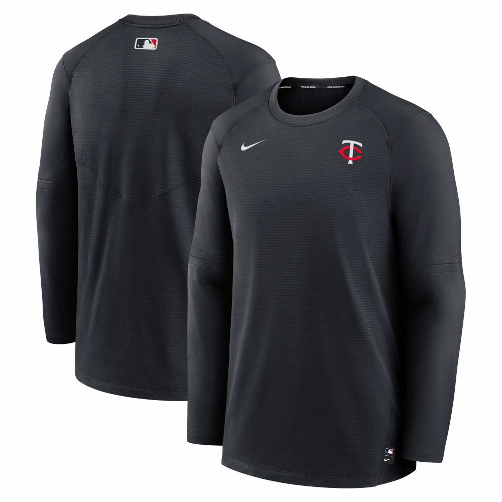 Navy Minnesota Twins Nike Authentic Collection Logo Performance Long Sleeve T-Shirt