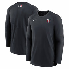 Navy Minnesota Twins Nike Authentic Collection Logo Performance Long Sleeve T-Shirt