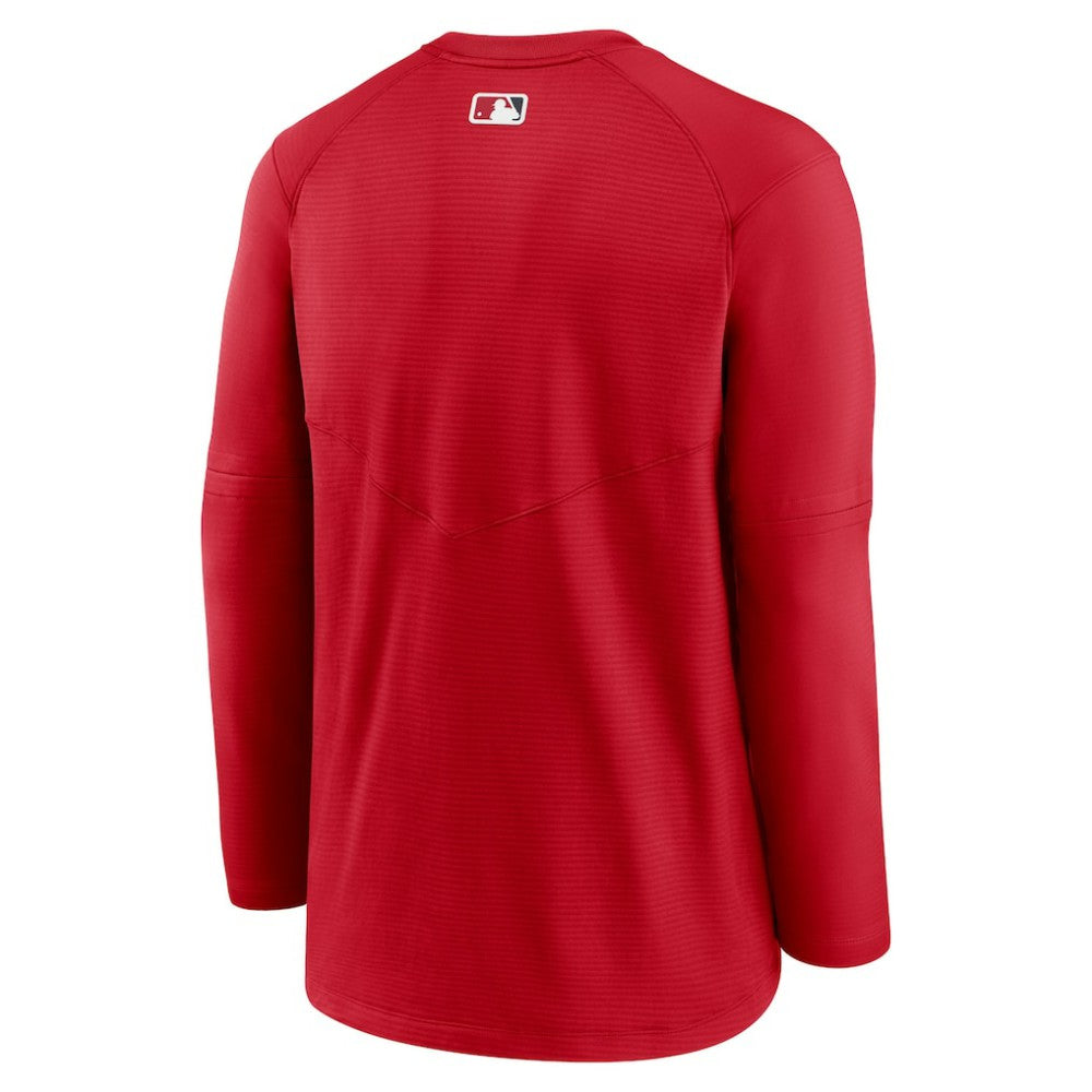 Red Washington Nationals Nike Authentic Collection Logo Performance Long Sleeve T-Shirt