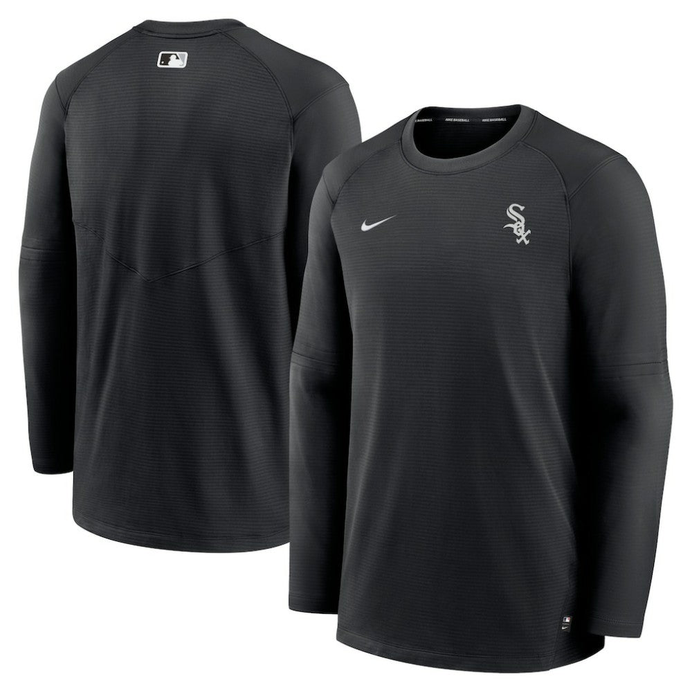 Black Chicago White Sox Nike Authentic Collection Logo Performance Long Sleeve T-Shirt