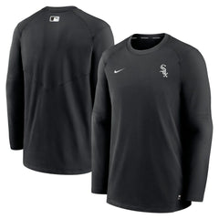 Black Chicago White Sox Nike Authentic Collection Logo Performance Long Sleeve T-Shirt