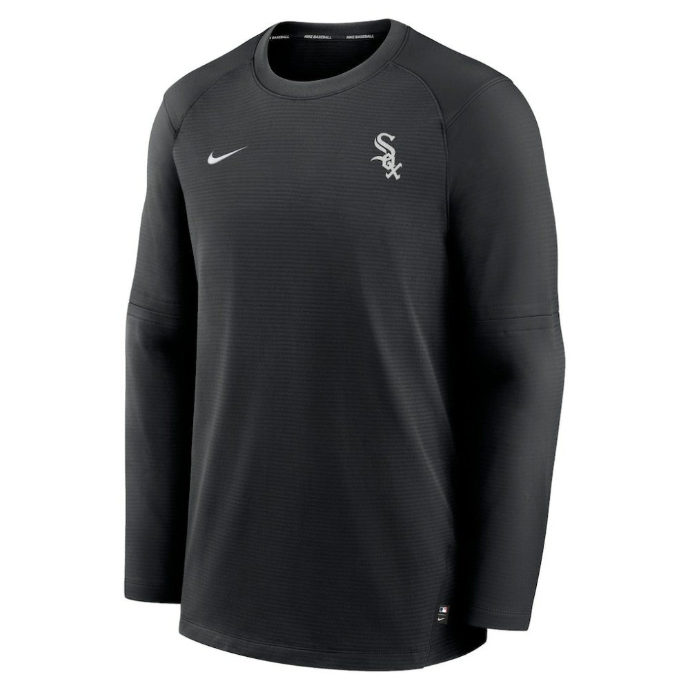 Black Chicago White Sox Nike Authentic Collection Logo Performance Long Sleeve T-Shirt