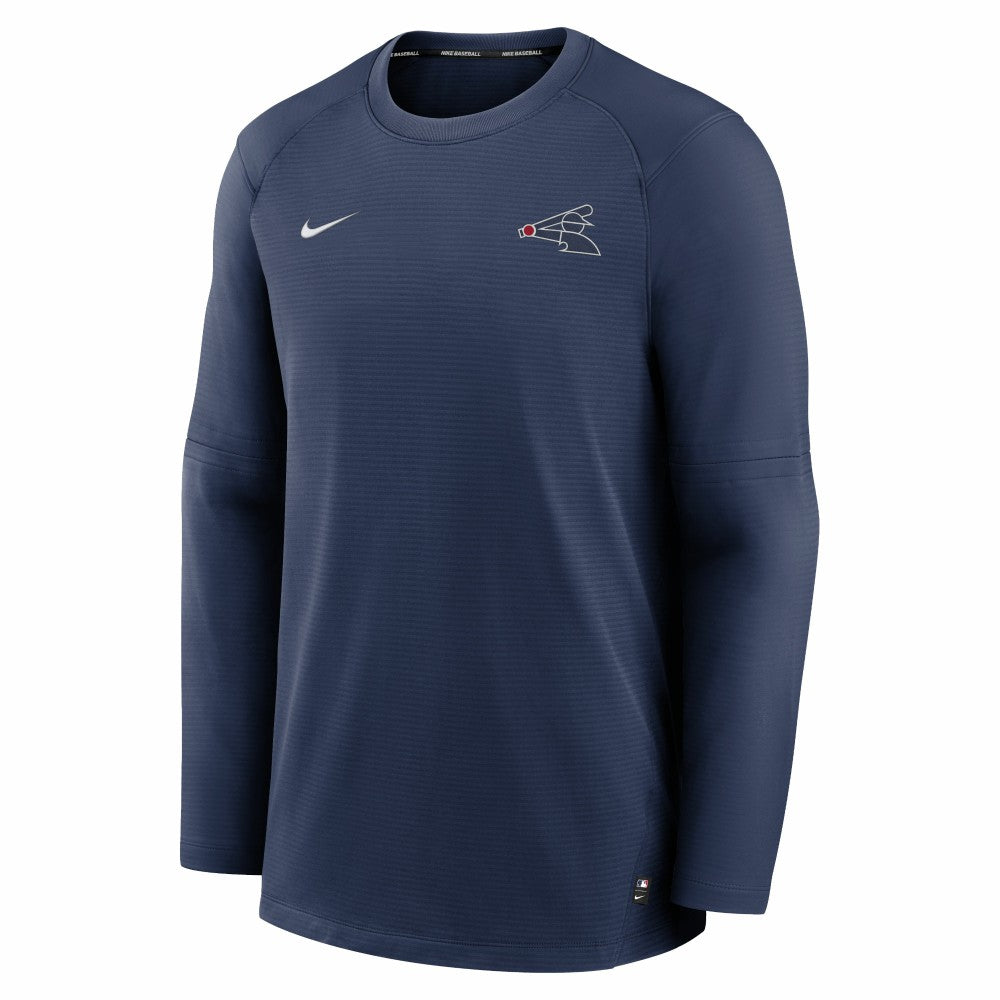 Navy Chicago White Sox Nike Authentic Collection Logo Performance Long Sleeve T-Shirt
