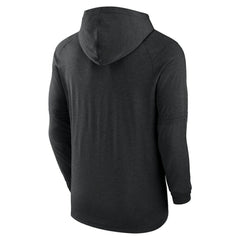 Heather Black Baltimore Orioles Nike Authentic Collection Lightweight Dri-FIT Hooded Pullover