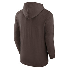 Brown San Diego Padres Nike Authentic Collection Lightweight Dri-FIT Hooded Pullover