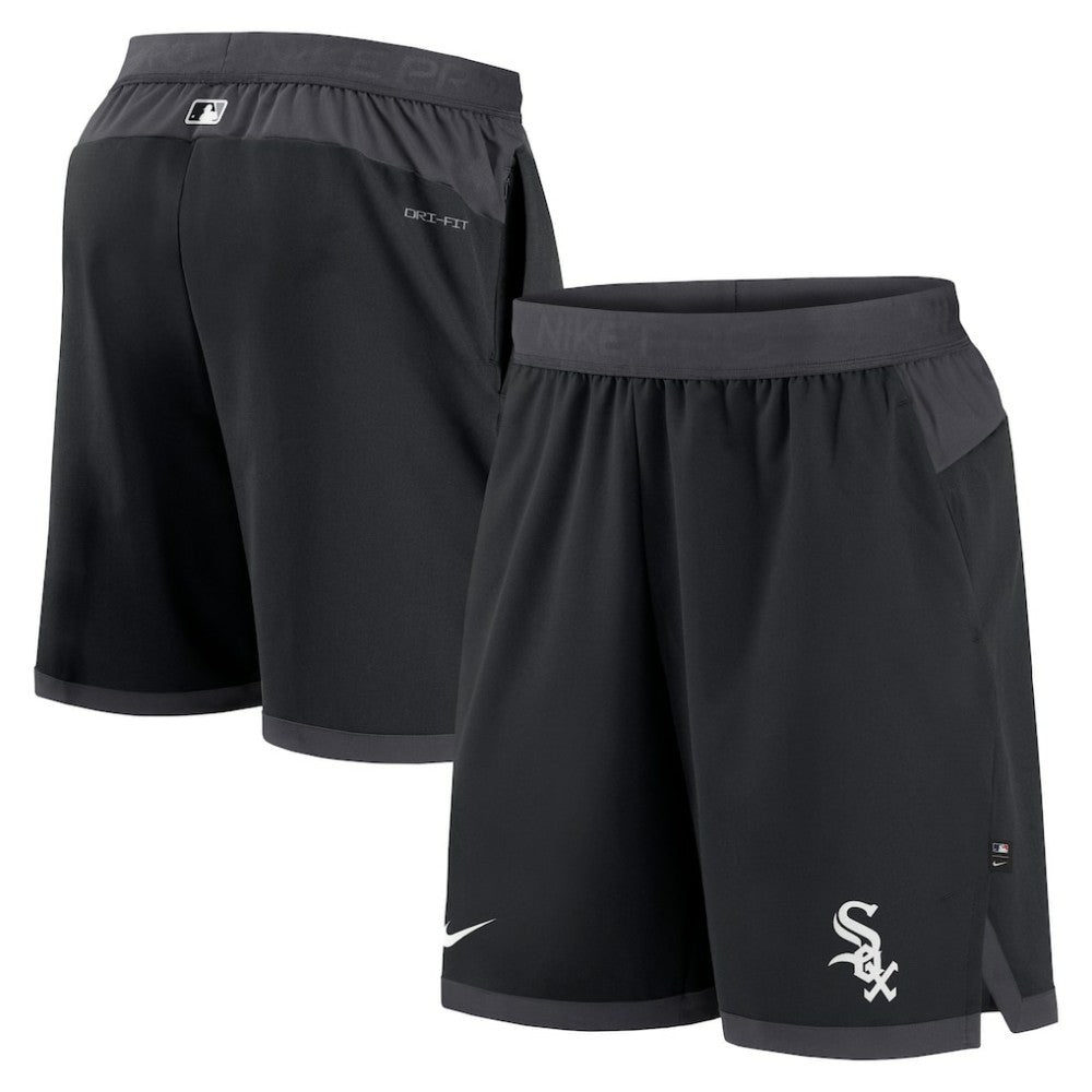 Black Chicago White Sox Nike Authentic Collection Flex Vent Performance Shorts