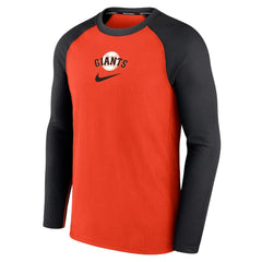 Orange San Francisco Giants Nike Authentic Collection Game Raglan Performance Long Sleeve T-Shirt