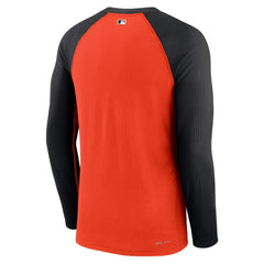 Orange San Francisco Giants Nike Authentic Collection Game Raglan Performance Long Sleeve T-Shirt