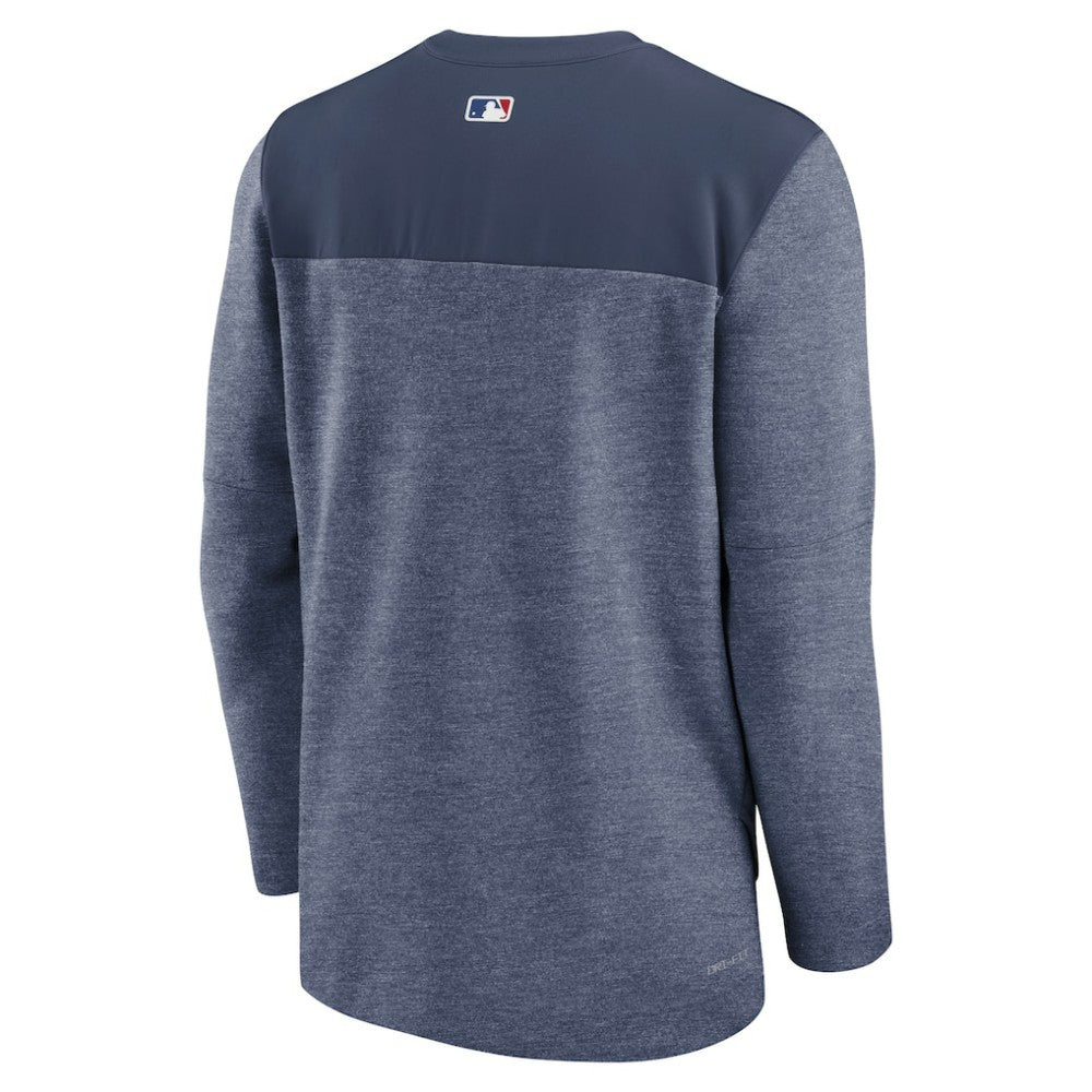 Navy Houston Astros Nike Authentic Collection Game Time Performance Half-Zip Top