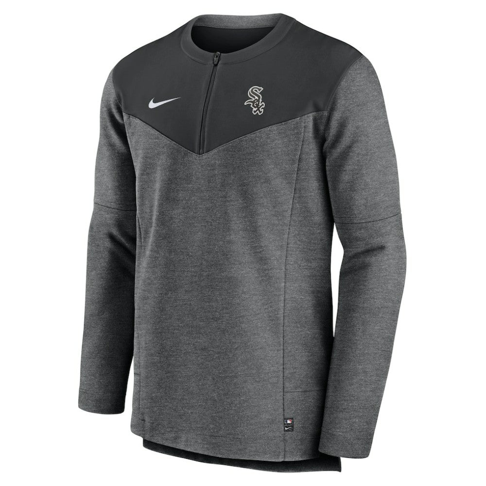 Black Chicago White Sox Nike Authentic Collection Game Time Performance Half-Zip Top