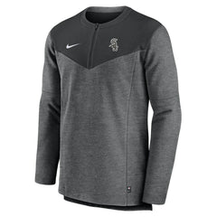 Black Chicago White Sox Nike Authentic Collection Game Time Performance Half-Zip Top