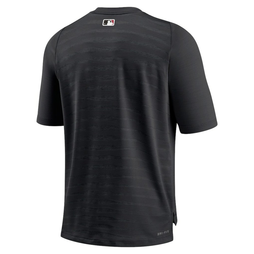 Black Arizona Diamondbacks Nike Authentic Collection Pregame Raglan Performance V-Neck T-Shirt