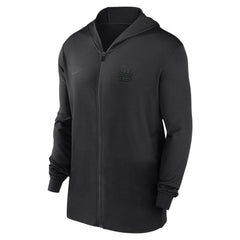 Black St. Louis Cardinals Nike Authentic Collection Travel Performance Lightweight Full-Zip Hoodie