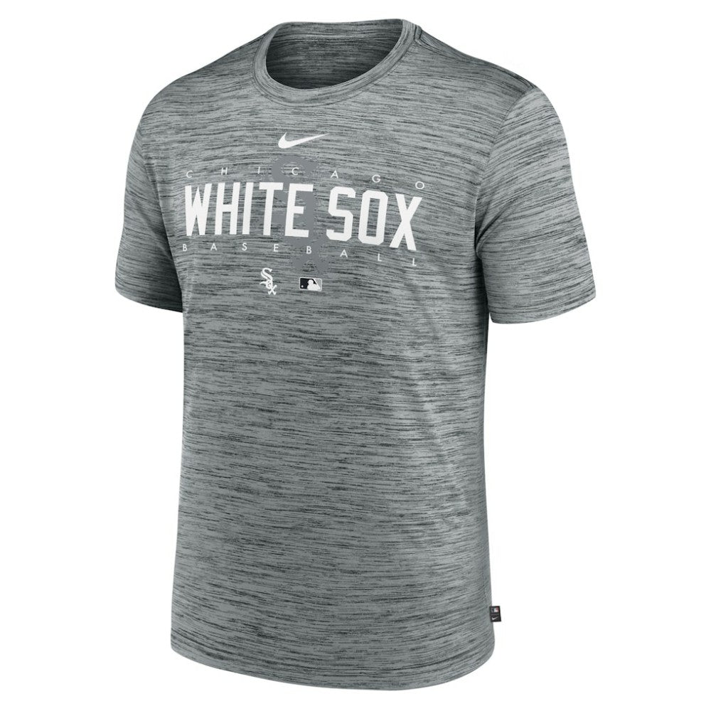 Heather Gray Chicago White Sox Nike Authentic Collection Velocity Performance Practice T-Shirt