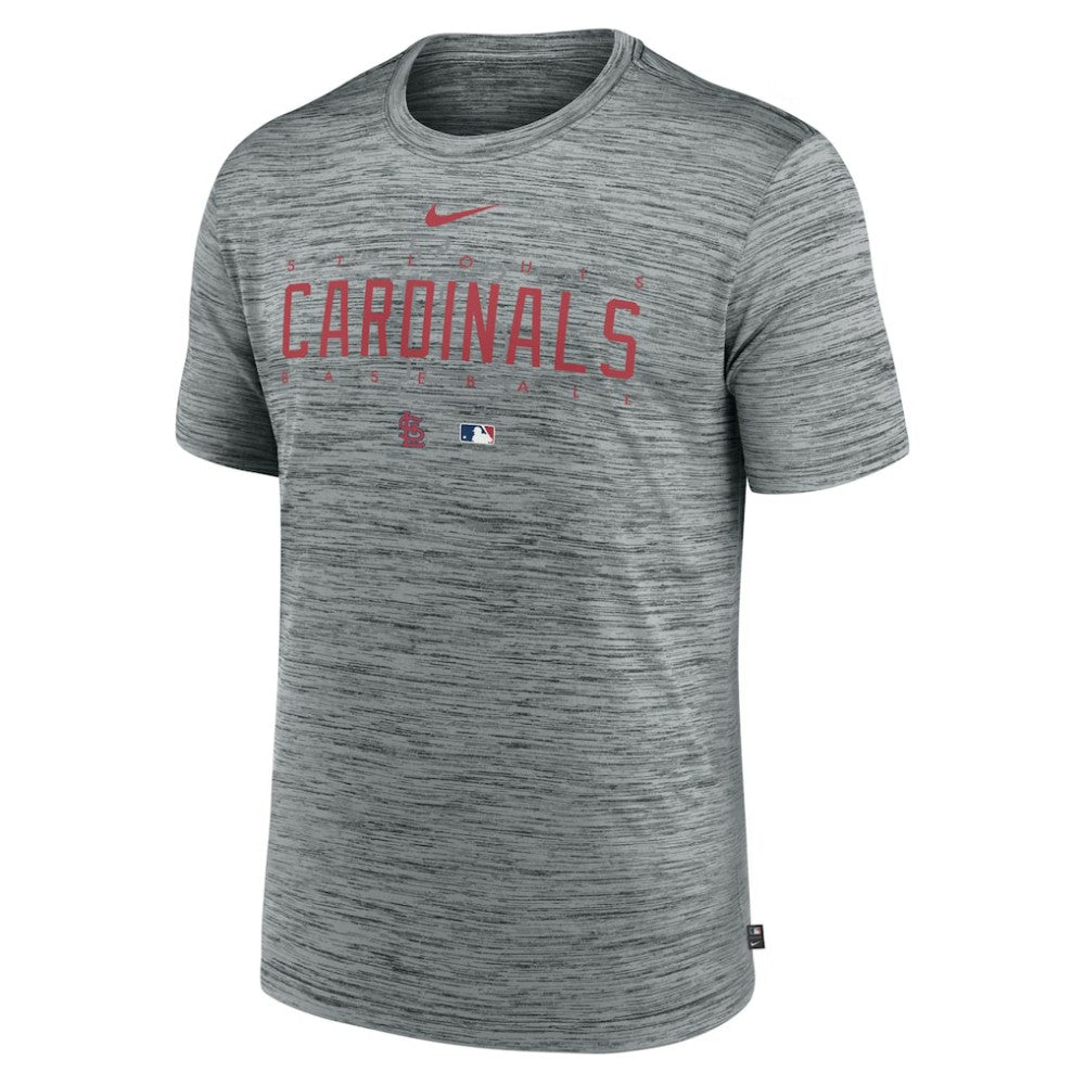 Heather Gray St. Louis Cardinals Nike Authentic Collection Velocity Performance Practice T-Shirt