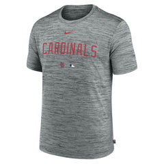 Heather Gray St. Louis Cardinals Nike Authentic Collection Velocity Performance Practice T-Shirt