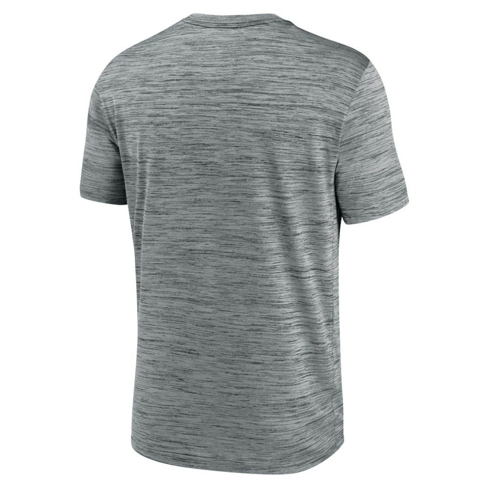 Heather Gray Washington Nationals Nike Authentic Collection Velocity Performance Practice T-Shirt