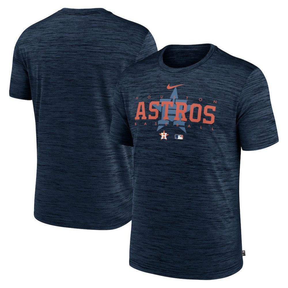 Navy Houston Astros Nike Authentic Collection Velocity Performance Practice T-Shirt