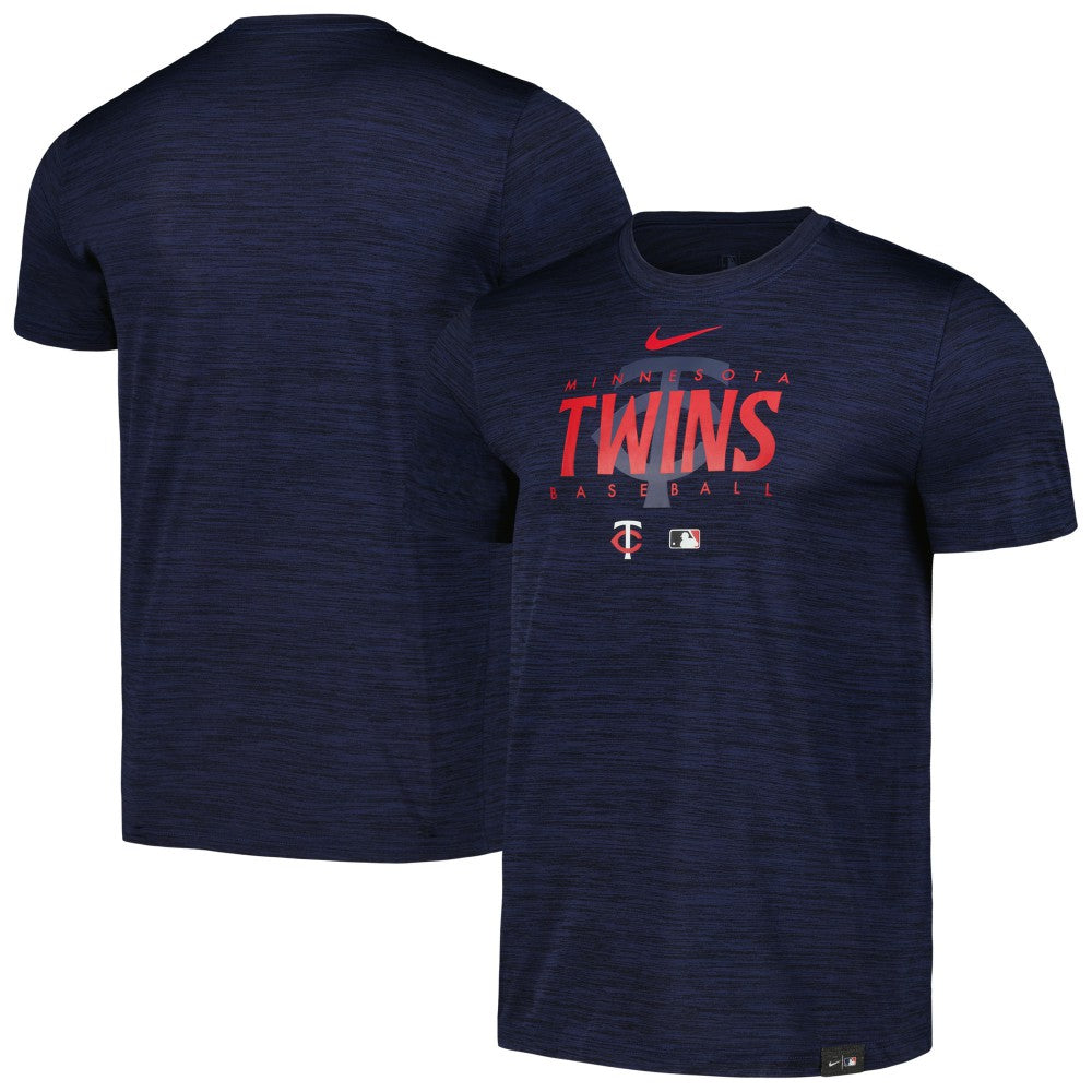 Navy Minnesota Twins Nike Authentic Collection Velocity Performance Practice T-Shirt