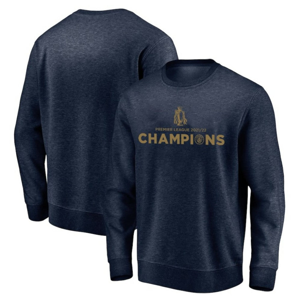 Manchester City 2021/22 Premier League Champions Crewneck Pullover Sweatshirt