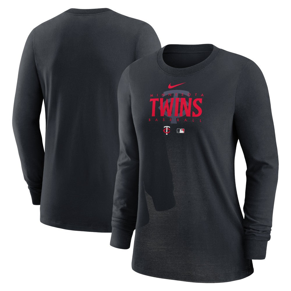 Minnesota Twins Nike Women's Authentic Collection Legend Performance Long Sleeve T-Shirt -