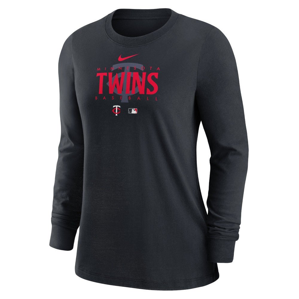 Minnesota Twins Nike Women's Authentic Collection Legend Performance Long Sleeve T-Shirt -
