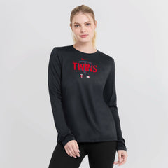 Minnesota Twins Nike Women's Authentic Collection Legend Performance Long Sleeve T-Shirt -