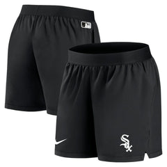 Black Chicago White Sox Nike Women's Authentic Collection Team Performance Shorts