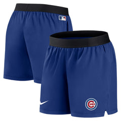 Royal Chicago Cubs Nike Women's Authentic Collection Team Performance Shorts
