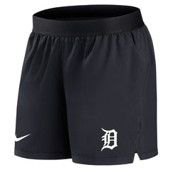 Navy Detroit Tigers Nike Women's Authentic Collection Team Performance Shorts